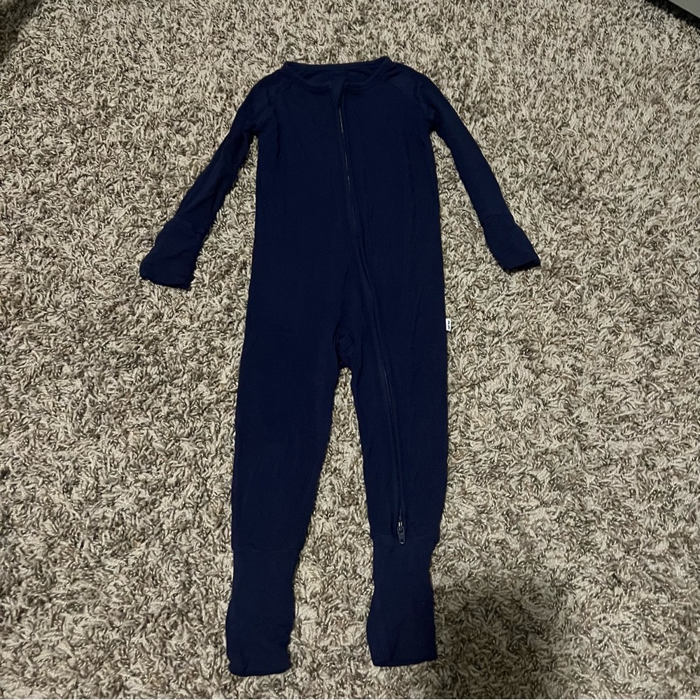 Little Sleepies “Navy” Zippy